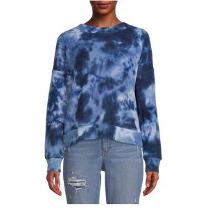 No Boundaries Juniors' Twist Back Tie-Dye Top